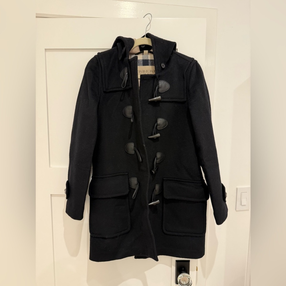 Burberry Wool Blend Duffle Coat